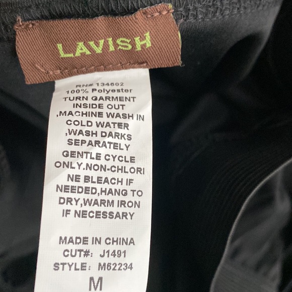 Black Long Pleated Skirt - Picture 3 of 3